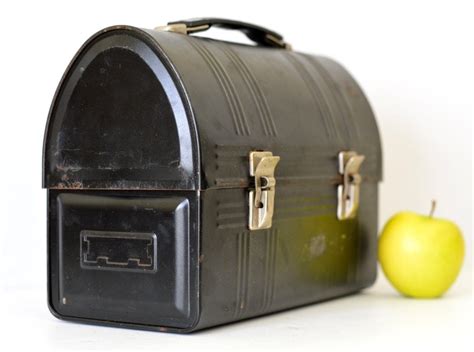 repurpose metal lunch box|Vintage Metal Lunchbox Planter .